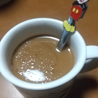 寒い朝の至福のコーヒー